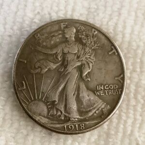 Fun collectible!  Faux 1918 half dollar … LOW SHIP!